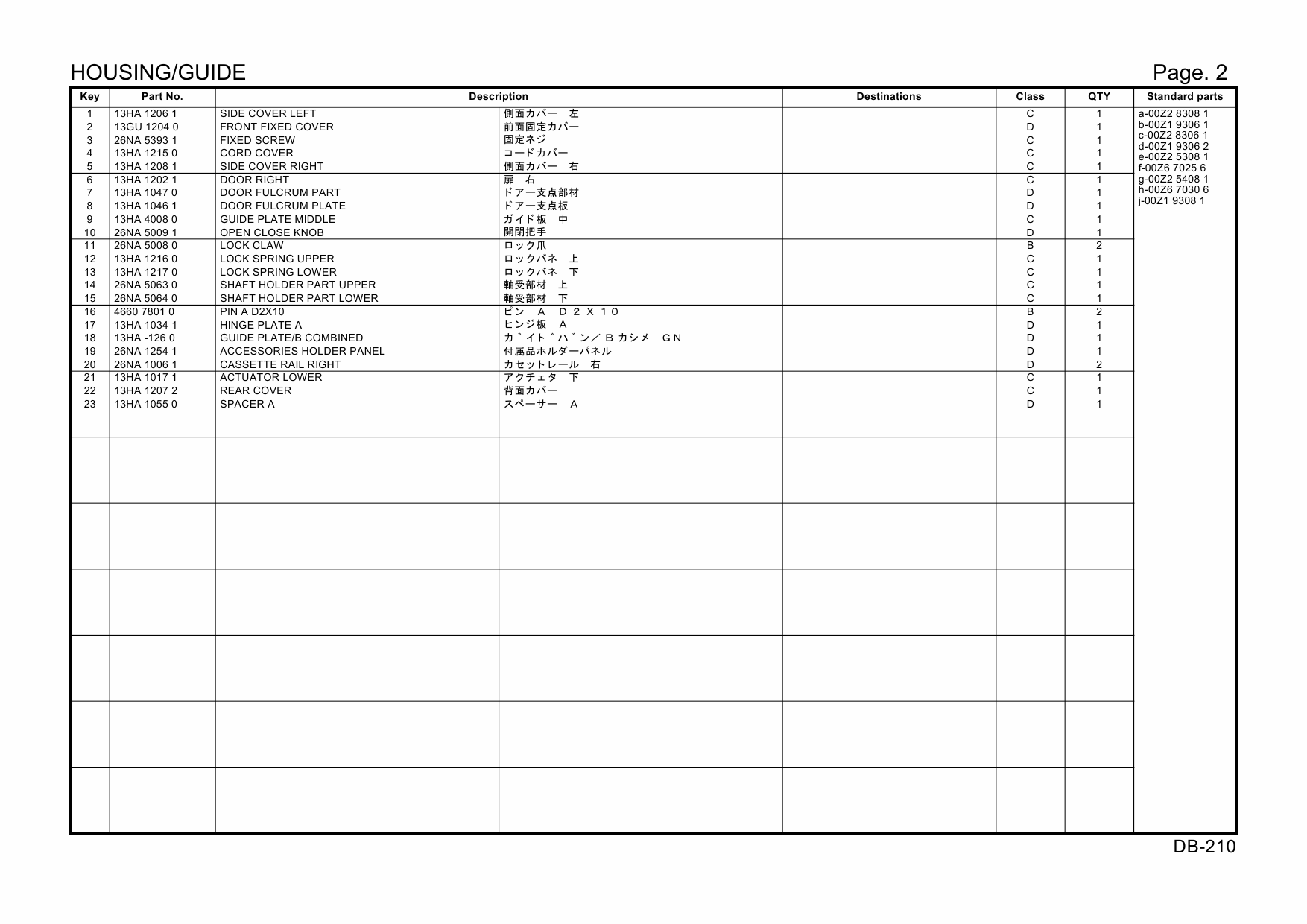 Konica-Minolta Options DB-210 13NA Parts Manual-5